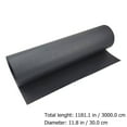 thumbnail image 2 of HLONK Black Poster Board Florist Paper Wrap Kraft Roll Decorative Wrapping Vibrant, 2 of 8