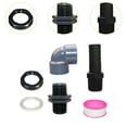 thumbnail image 6 of MAGIDEAL Water Tank Connector Adapter Fitting Hose Nozzle Locking Nut Pipe Fitting Rain, 6 of 8