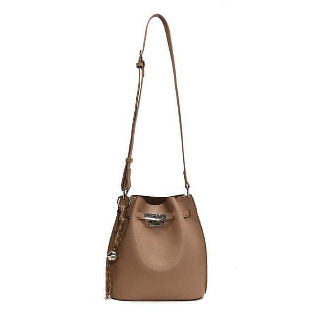 Bolso de hombro con cordón de moda retro para mujer, nuevo bolso de hombro sencillo de alta gama, moderno, informal y versátil, 2025