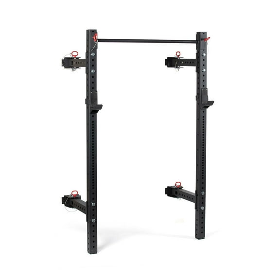 Titan Fitness Adjustable Pull-Up Bar Exercise Power Stands-Black