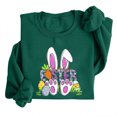 thumbnail image 1 of EGNMCR Easter T-Shirt Imprimé Femmes T-Shirts Graphiques Femmes Chemises Femmes Col Rond Easter Haut Imprimé à Manches Longues Chandails T-Shirts Femmes, 1 of 5