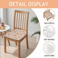 thumbnail image 2 of Pioneer Flower Seat Covers for Dining Room Chairs Set Of 4,Stretch Printed Washable Chair Seat Cover with Elastic Ties and Button,Removable Waterproof Couch Cushion Covers, 2 of 6