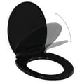 vidaXL Toilet Seat Soft Close Toilet Seat with Quickrelease Design