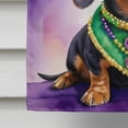 thumbnail image 5 of Dachshund King of Mardi Gras House Flag 28 in x 40 in, 5 of 7