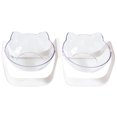 thumbnail image 3 of Bols pour Chat Doubles Réglables et Détachables, Bol d'Alimentation pour Chat, 3 of 6