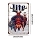 thumbnail image 2 of Placa de Metal Vintage de hierro cerveza Lite pintura rectangular Wdftyju decoración artística 20x30cm, 2 of 9