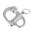 thumbnail image 1 of DYNWAVECA Stainless Steel Snap Shackles Swivel Bail Rigging , , 5.2x2.8cm, 1 of 7