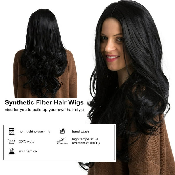 Synthetic Fiber Hair Wigs for Women Hair Styling High Temperature