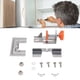 thumbnail image 5 of Herramienta De Instalación De Puerta De Gabinete, Plantilla De Herrajes Para Gabinete De 0-40 Mm, Perilla De Ajuste De Medición De Altura Y Espesor Para Gabinetes De Piso Bajo, 5 of 7