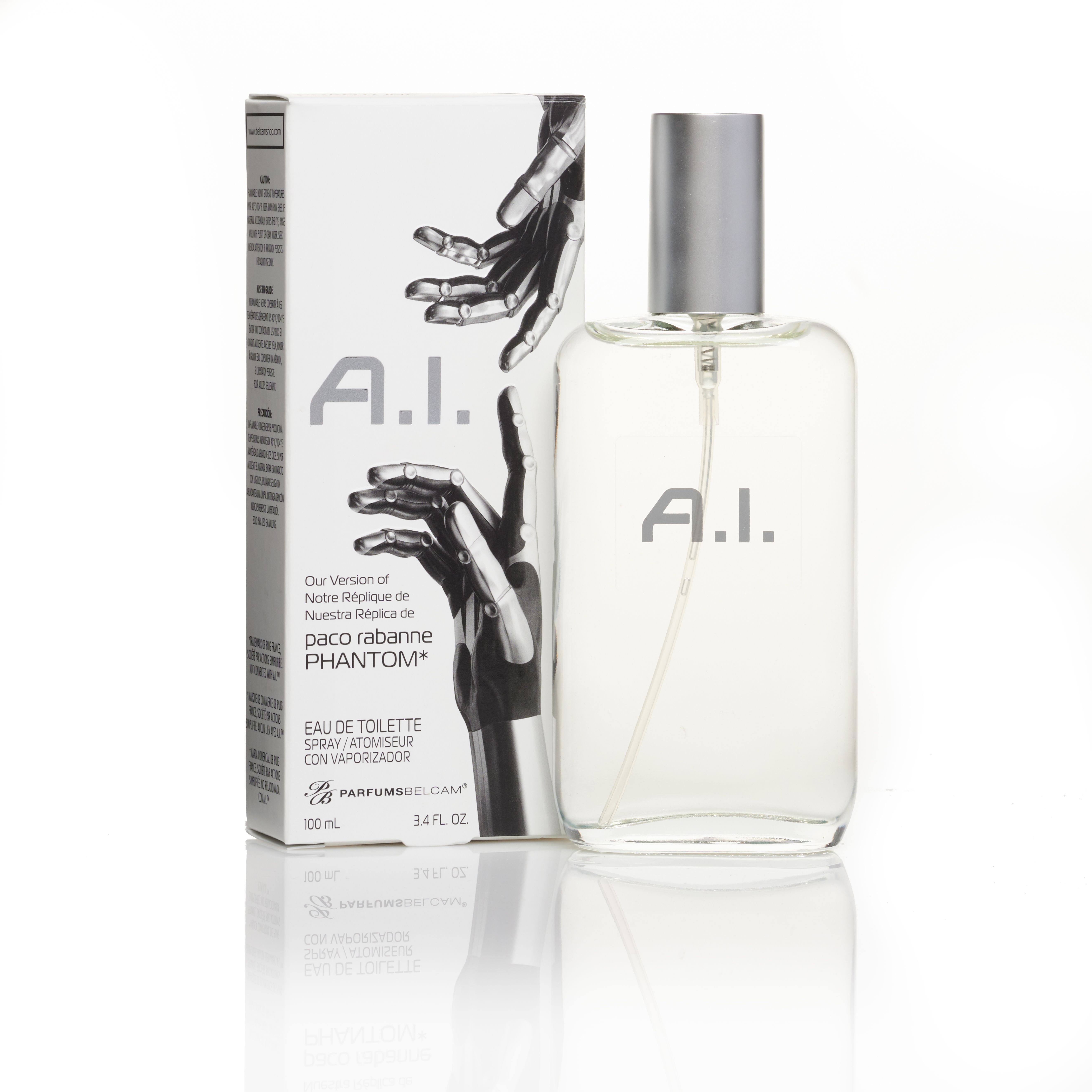 ParfumsBelcam A.I. Eau de Toilette for Men, 3.4 fl oz photo 3