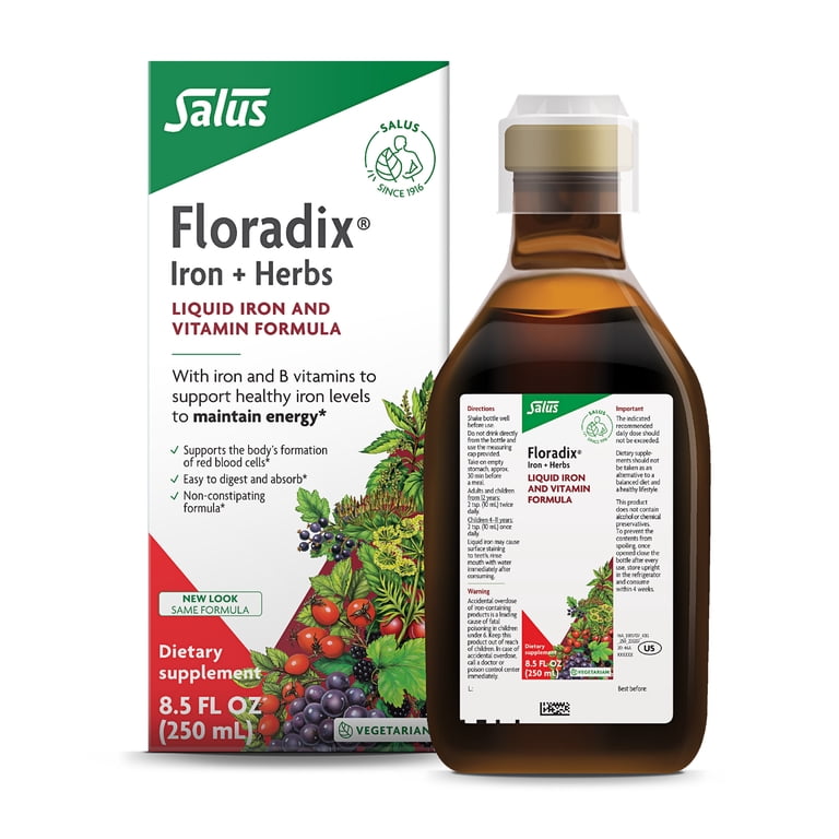 Iron & Herbs Liquid Supplement, Energy Support photo 1