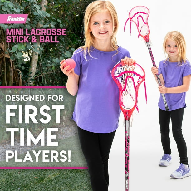 Franklin Sports Child Lacrosse Sets, Pink - Walmart Business Supplies