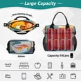 thumbnail image 2 of FORMRS Insulated Lunch Bag for Work School Unisex Large Capacity Cooler with Shoulder Strap, Goldfish Bowl, 2 of 6