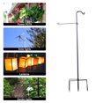 thumbnail image 6 of ELAYARD 1Pc Iron Flagpole Hook Shepherd Garden Yard Hanging Ground Hook Black, 6 of 7