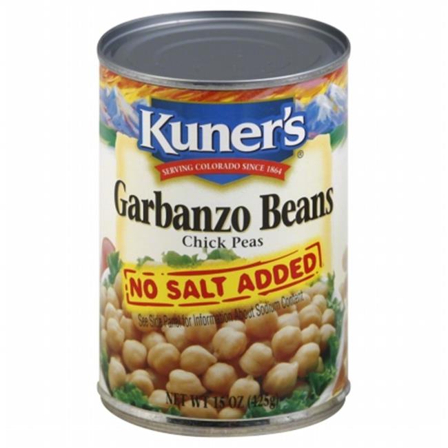 KUNERS BEAN GARBANZO NO SALT15 OZ Pack of 12