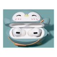 thumbnail image 2 of RV Compatible con funda Airpods, funda de silicona para Airpod 3D animal lindo pingüino pollo pato reno cerdo divertido personaje de dibujos animados (AirPods Pro, pingüino sonriente) Rojo Verde, 2 of 5