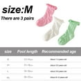 thumbnail image 2 of Girls Ruffle Lace Eyelet Frilly Ankle Dress Socks for Infant/Toddler/Girl - M, 2 of 6