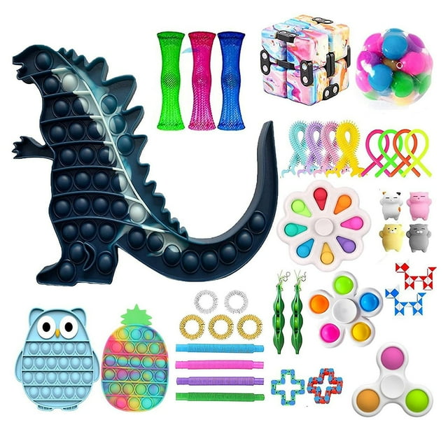 Juguete sensorial HUOGUO Push Bubble Fidget para aliviar el estrés del autismo