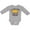 AC-Heather Grey, variant on Im Just Here For The Tacos Cinco De Mayo Boys or Girls Long Sleeve Baby Bodysuit