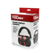 Hyper Tough Noise-Reducing NRR 26dB Padded Folding Compact Earmuffs, Meets ANSI S3.19-1974