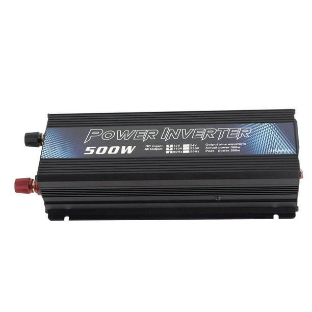 Inversor de 3000 Vatios, Convertidor sinusoidal del inversor de Corriente del Automóvil con ventilador de Enfriamiento de Puerto USB 3000 W CC 12 V A CA Para Cargar Computadoras