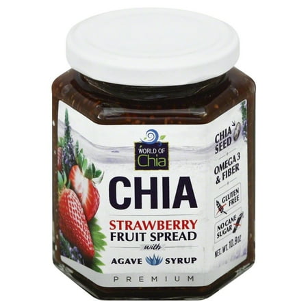 World Of Chia Strawberry Fruit+Chia Spread 10.9 oz