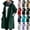 #02 Dark Green, variant on Long Rain Jacket Women Waterproof Rain Coats with Hood Lightweight Windbreaker Outdoor Trench Coat Raincoat ,5XL,#02 Navy