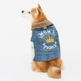 thumbnail image 7 of 2Pack Dog Fleece Lined Jean Jacket Winter Puppy Stylish Cute Clothes Lightweight Warm Small Dog Denim Coat Chihuahua Yorkie Thick Jacket Christmas Holiday Birthday Dog Clothes Pet Clothes, 7 of 7