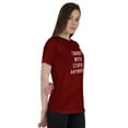 thumbnail image 2 of Inkmeso Women Quote Top I'm Not With Stupid Anymore Graphic Print Tee T-Shirt, 2 of 9