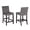 Gray 096, variant on Set of 2 Light Gray Upholstered Dining Chairs with Rubberwood Legs, Modern Fabric Seating for Dining Room, 18W x 24.5D x 38.25H