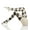 Winter White, variant on Women's MeMoi MO-391 Textured Argyle Sweater Tights (Brown Heather M/L)