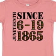 thumbnail image 4 of Inktastic Juneteenth Since 6-19-1865 Boys or Girls Baby T-Shirt, 4 of 5