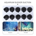 thumbnail image 4 of Ventouses d'Aquarium pour Aquarium Résine Noire Support Ferme Ouverture Détachable 10 Pcs, 4 of 9