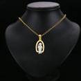 thumbnail image 4 of 14K 2T Gold San Judas Pendant | Two Tone Gold Charm Pendant for Necklace Chain | Gift for Men Women | 22 x 10 MM | 1.1 grams, 4 of 9