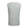 thumbnail image 2 of LNZGNM Men's Tank Top Lace-Up Linen Sleeveless Tank Top, Breathable Summer Tank Top Sleeveless Workout Tank for Men,Light Gray(M), 2 of 3