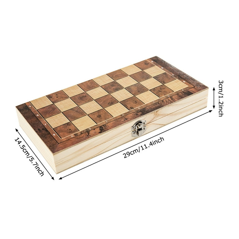 10 inch Chess and Checkers Set for the Blind