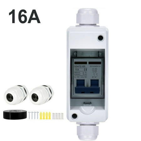 

Goodhd PV disconnector DC/ AC240V solar energy disconnector new waterproof box