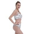 thumbnail image 6 of High Waisted Bikini Sets For Women, Hipster Mustache Swimsuits Tummy Control, Two Pieces Bathing Suit, 6 of 8