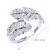 thumbnail image 2 of unbranded Anillo Abierto De Pluma Con Para Mujer Estilo Chic, 2 of 8