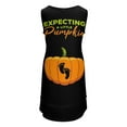 thumbnail image 4 of Expecting A Little Pumpkin Halloween Maternity Sleeveless U-Neck Fake Two Piece Dress Summer skirt bandage dress, 4 of 7