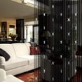 thumbnail image 1 of Crystal Beaded Curtain Tassel Curtain Partition Door Curtain Beaded String Curtain Door Screen Panel Home Decor, 1 of 6