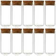 thumbnail image 1 of 10 piezas pequeñas botellas de vidrio de corcho botellas de deseos multifunción delicadas en miniatura, 1 of 5