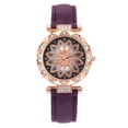 thumbnail image 2 of Reloj de mujer Regalo Reloj de mujer Reloj de cuarzo de moda Espejo de cristal, 2 of 6