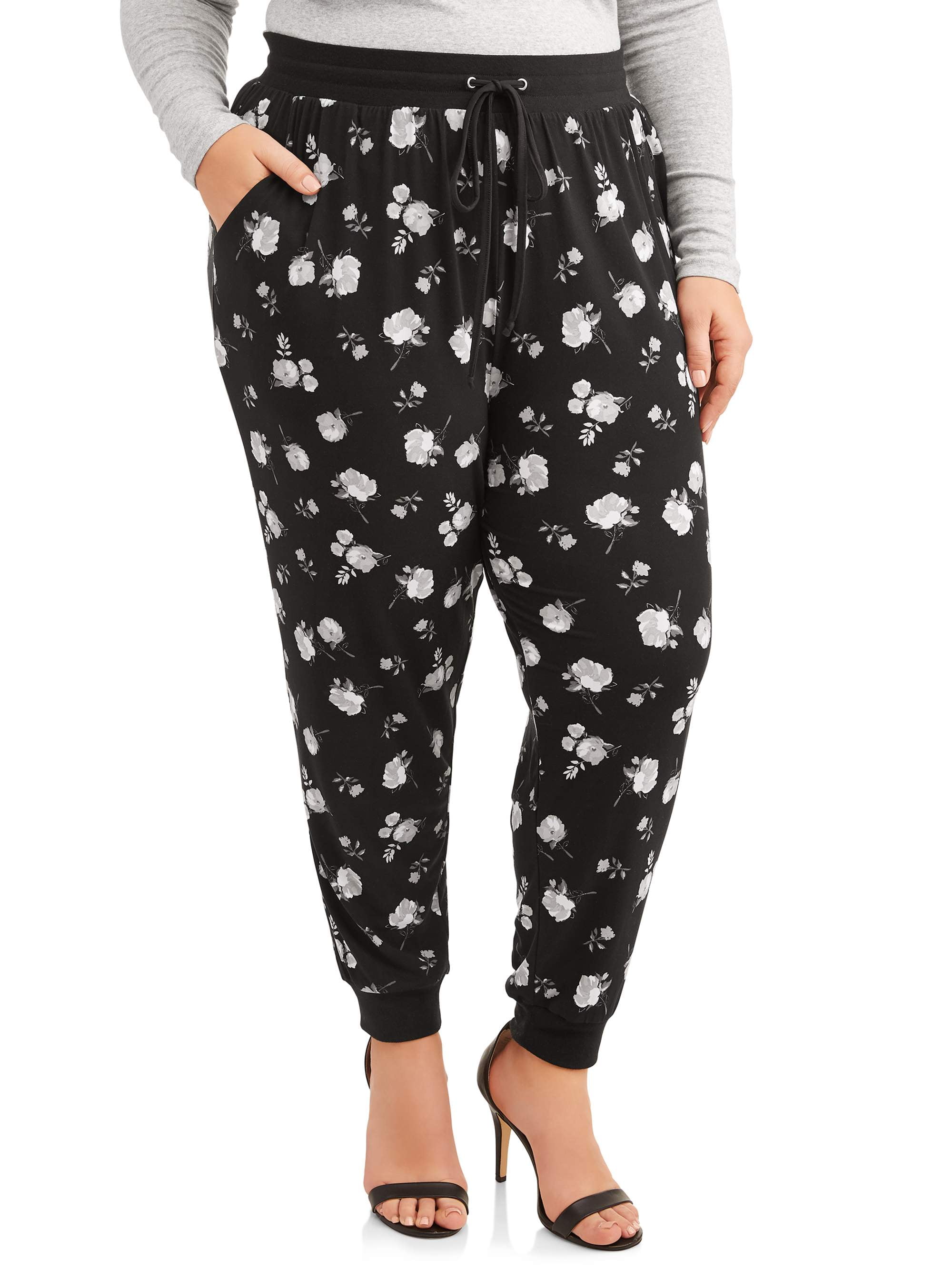 plus size jogger pants with pockets