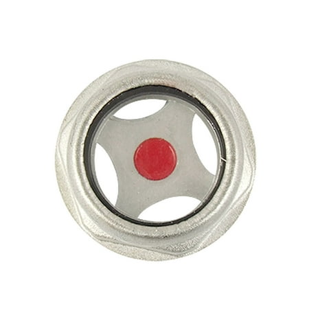 Refrigeration Compressor Oil Unique Bargains Air Compressor Parts 27mm Thread Hex Head Oil Level Sight Glass Clear ()