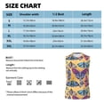 thumbnail image 5 of Goofa Butterfly 3 Printed Men's Sleeveless T-Shirt - Athletic Gym Workout Tank Top for Men - Moisture-Wicking, UPF 30+ Quick-Dry Muscle Tee-3X-Large, 5 of 8