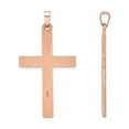 thumbnail image 3 of 14K Rose Pink Gold Cross Pendant Necklace with Chain, 3 of 4