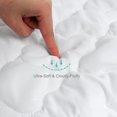 thumbnail image 4 of Protector de colchón para cuna, impermeable y silencioso, protector de colchón para cuna, agradable para la piel, transpirable y lavable a máquina, 100% absorbente, protector de colchón para cuna para, 4 of 4