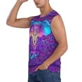thumbnail image 3 of Bingfone Elephant in Tribal Style Pattern Men's Tank Tops Workout Sleeveless Tee Shirts Running Beach Tanks for Men-3X-Large, 3 of 8