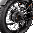 thumbnail image 6 of Electric Folding Bike for Adults, 48V 15Ah Removable Battery, 20"x4.0" Fat Tire E Bicycle, 20 Mph Max Speed, 500W Motor, Class 2, SGS, 6 of 9